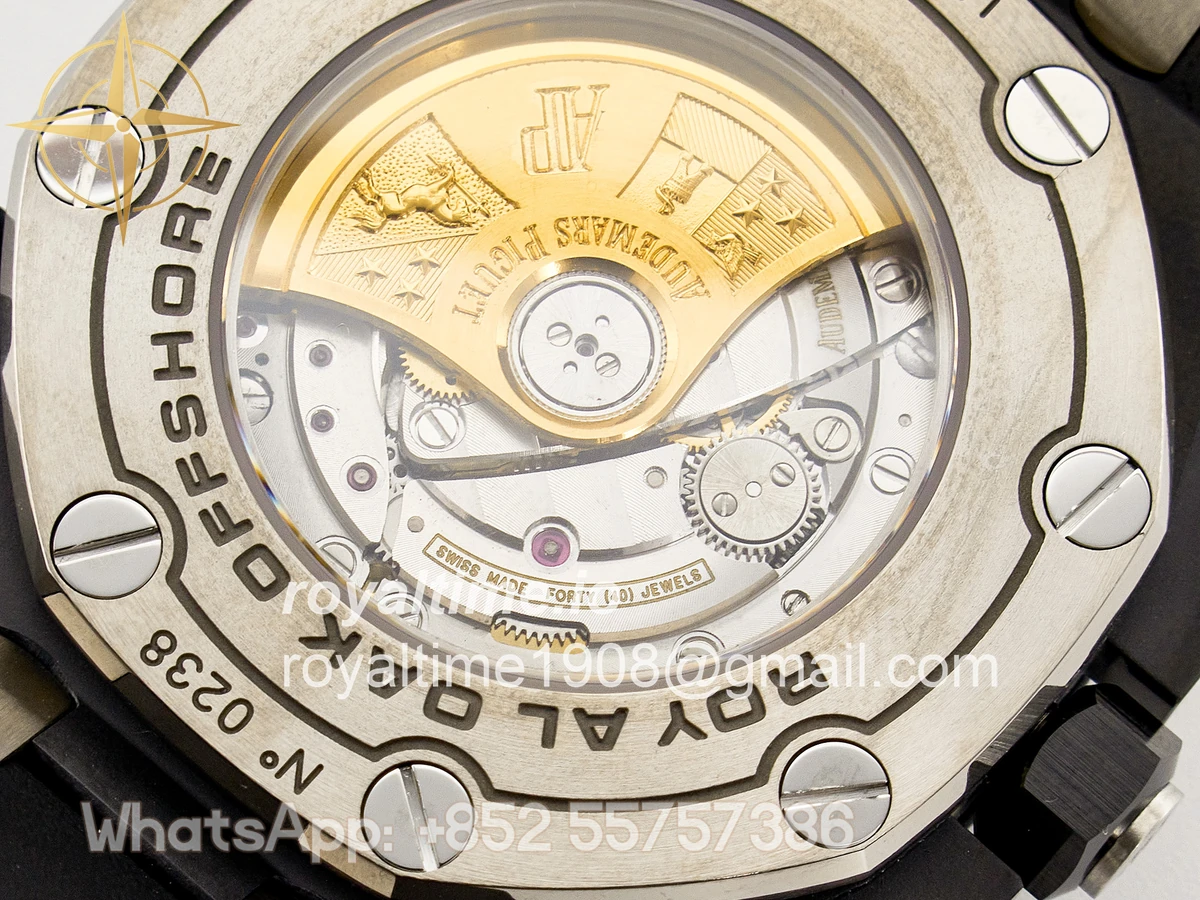 Audemars Piguet Royal Oak Offshore Diver 15707 Black Ceramic ZF SA3120 - Image 18