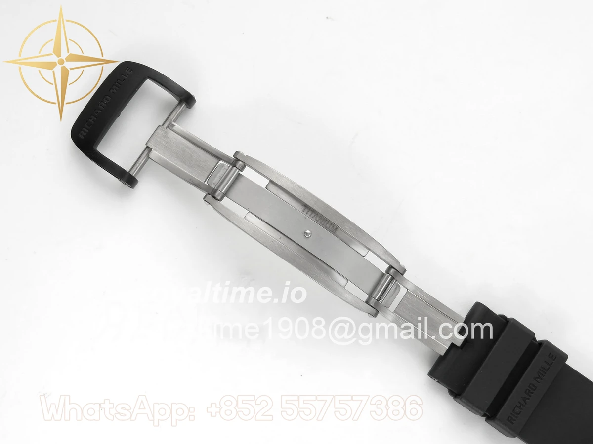 Richard Mille RM035 Americas Manual Carbon/Black Ceramic ZF Skeleton Dial On Black Rubber Strap RMUL1 - Image 18