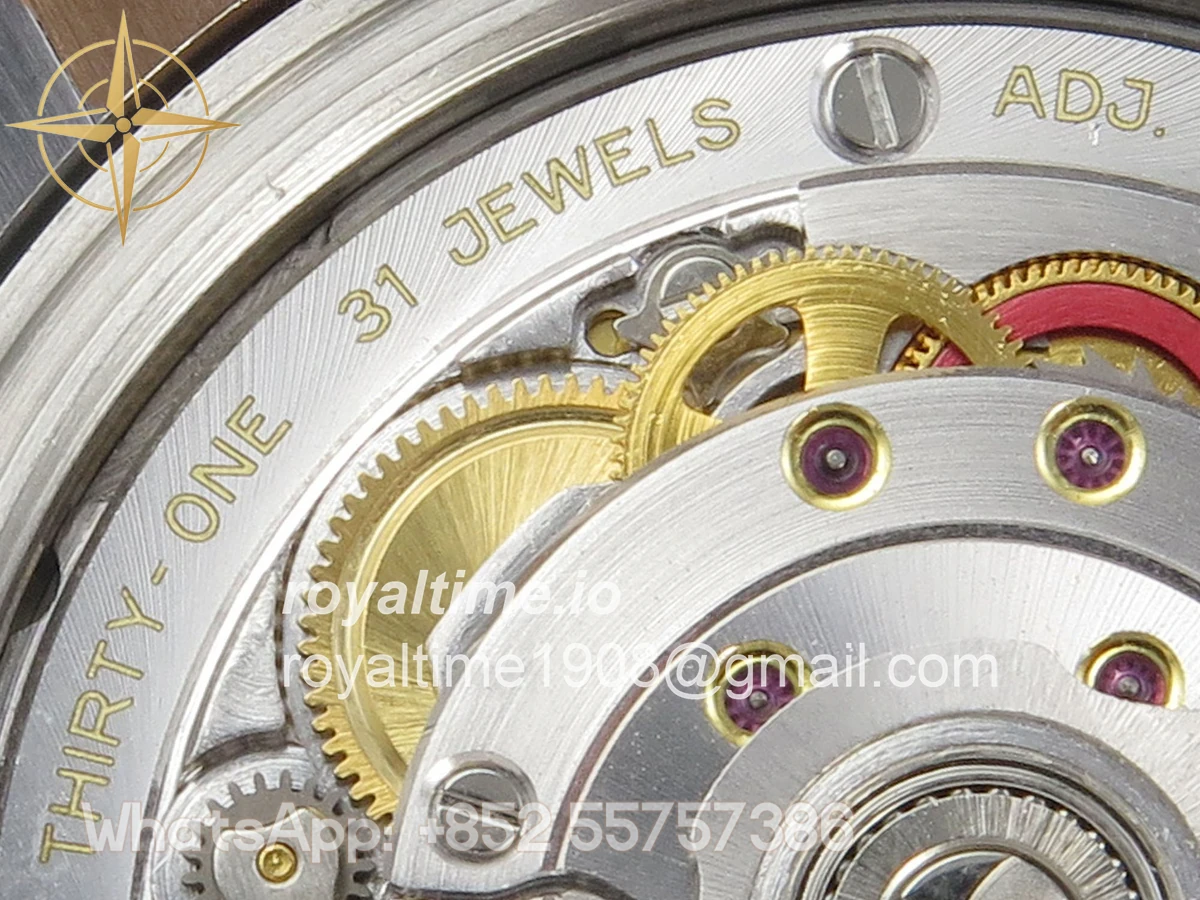 Rolex DateJust 36 126231 QF Gray Dial Green Roman on Jubilee Bracelet QF3235 - Image 18