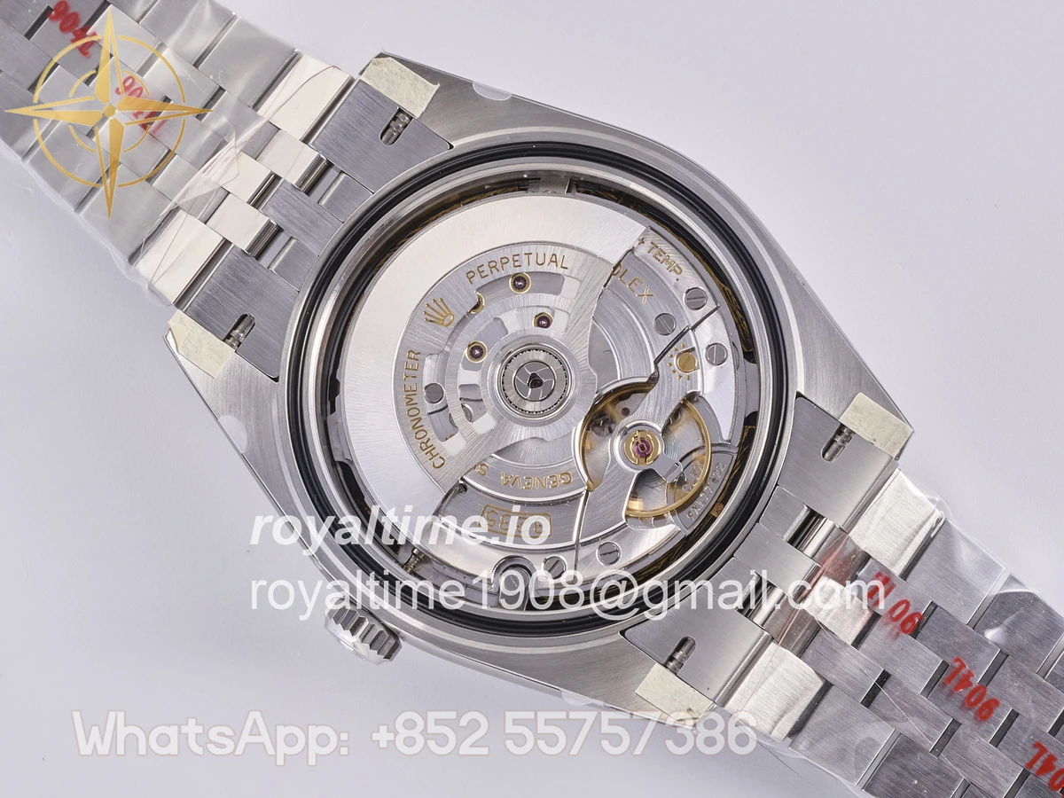 Rolex DateJust 41 126334 Clean Plus 904L Steel Black Diamonds Dial on Jubilee Bracelet JH3235 (Free Sprung) - Image 18