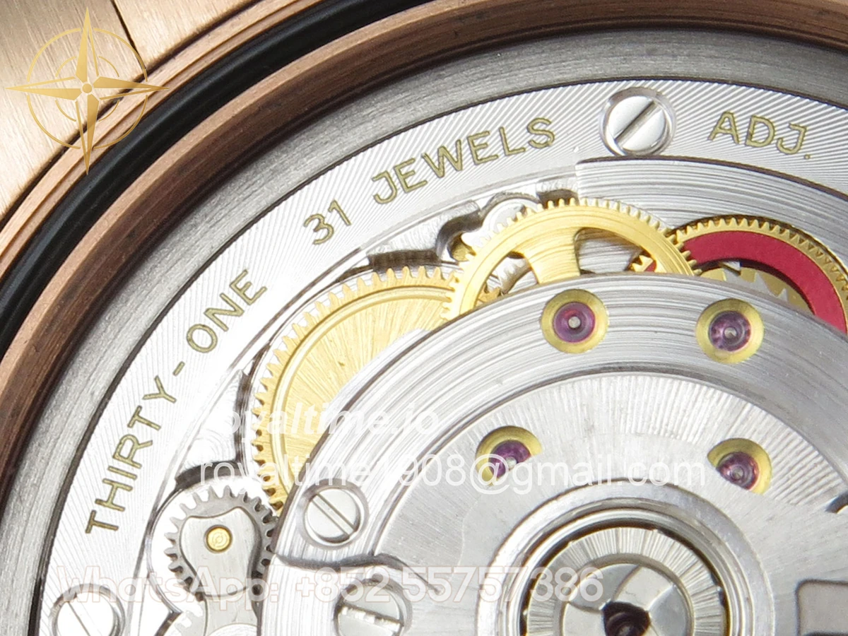 Rolex Day Date 40 RG TMF Brown Roman Dial on President Bracelet VR3255 (220g) - Image 18