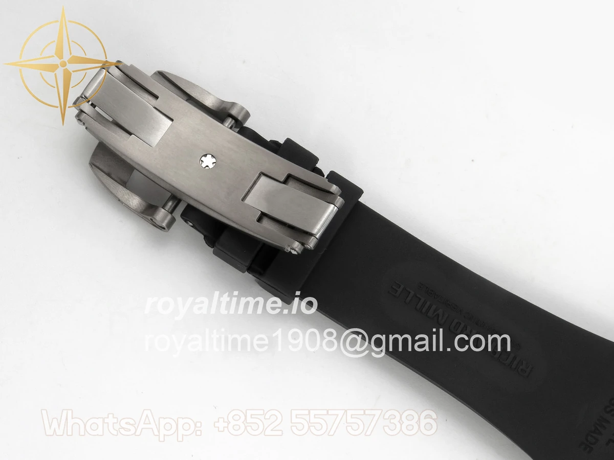 Richard Mille RM061-01 Yohan Blake White NTPT RF on Black Rubber Strap RMUL2 - Image 19