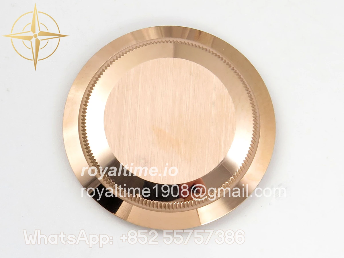 Rolex DayDate 40 RG QF 904L Steel Brown Crystal Dial on President Bracelet VR3255 V8 (Gain Weight) - Image 19