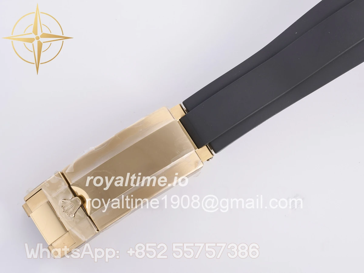 Rolex Daytona 126518 3BF YG/Black Dial Sticks Markers on Oysterflex Strap Weighted 160g - Image 19