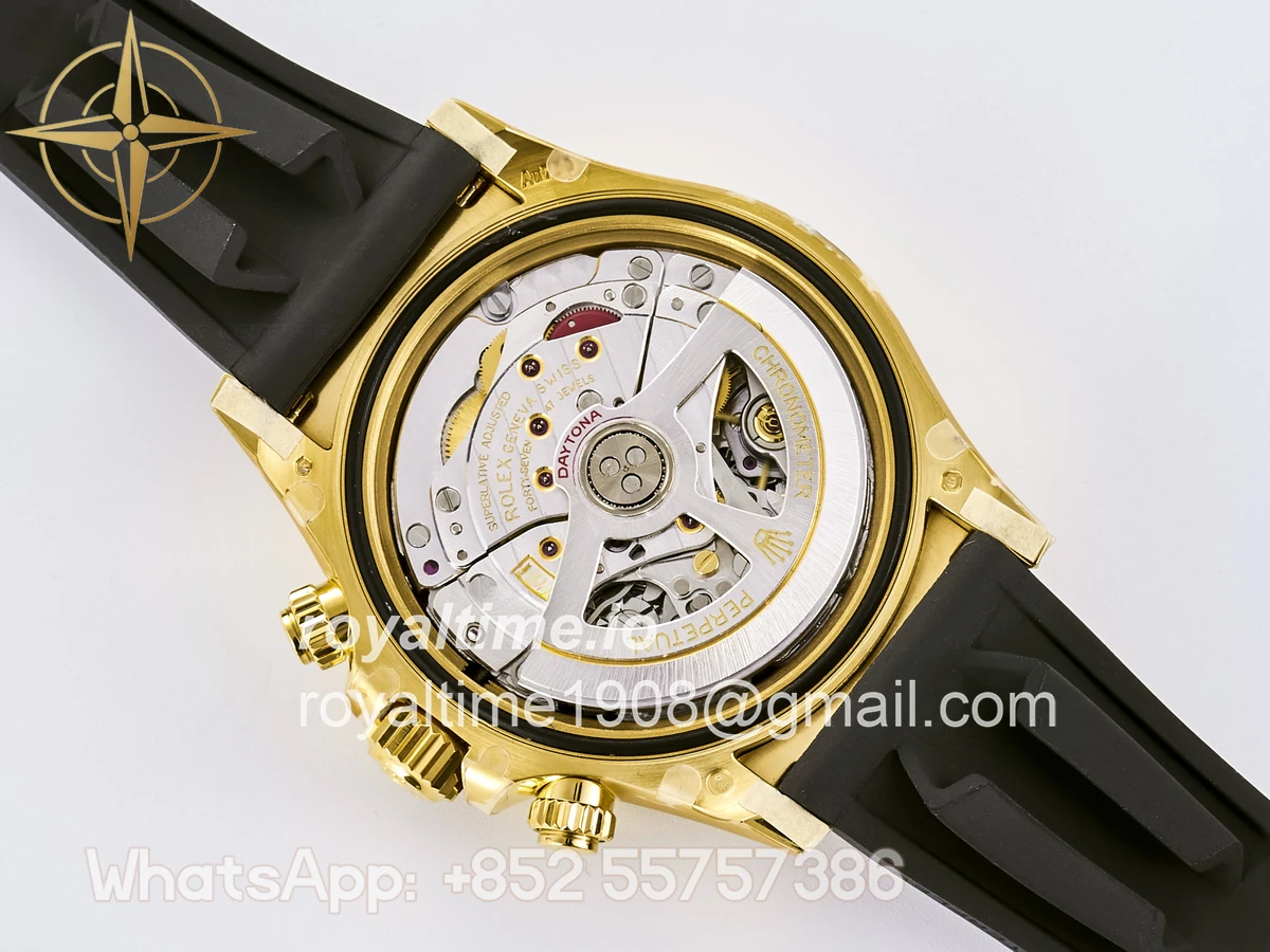 Rolex Daytona 126518 TMF Black/YG Diamonds Dial on Oysterflex Strap DD4131 - Image 19