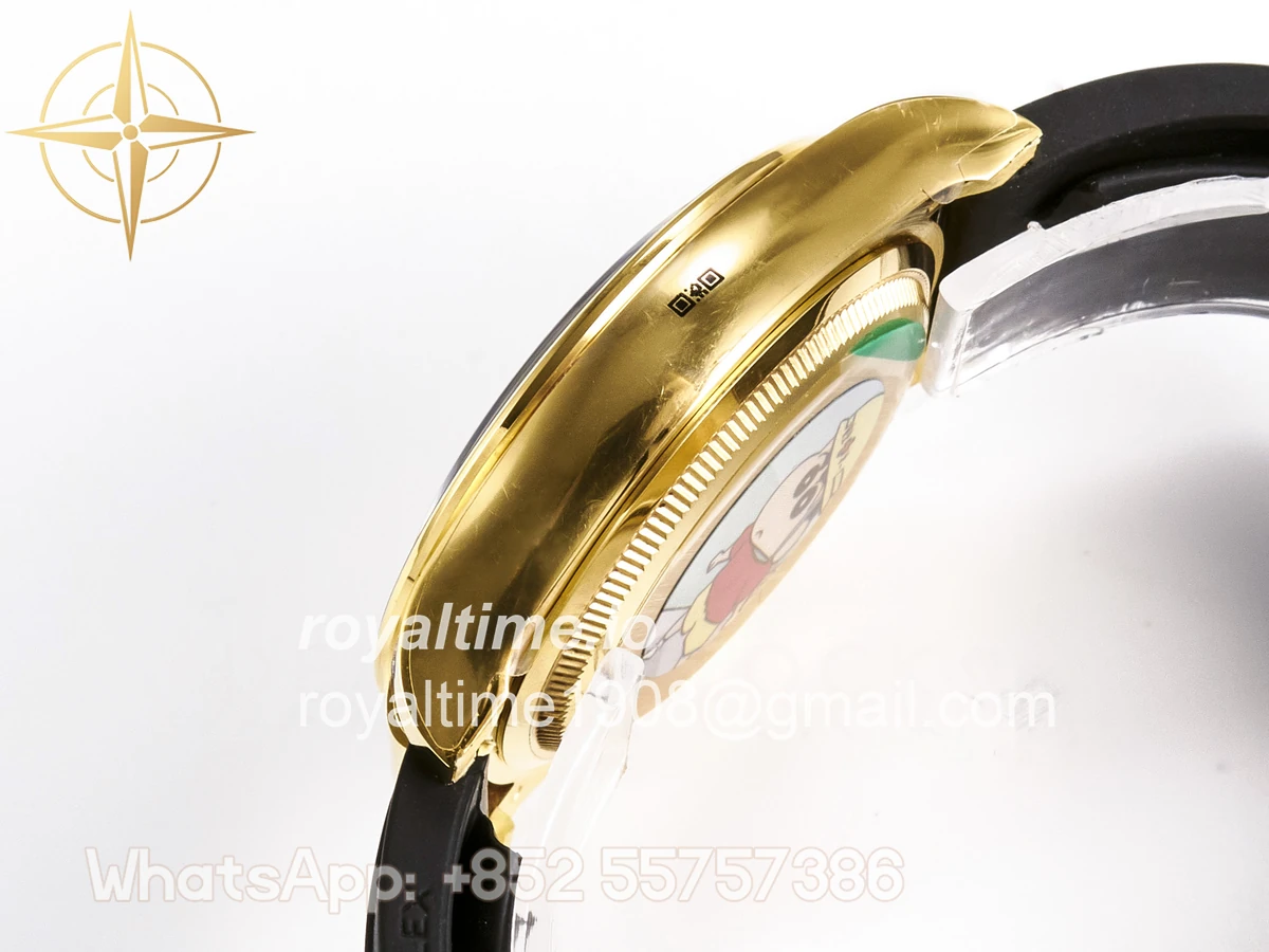 rolex Daytona 126518 YG ARF Black/YG Diamonds Dial on Oysterflex Strap DD4131 V2 (Weighted) - Image 19