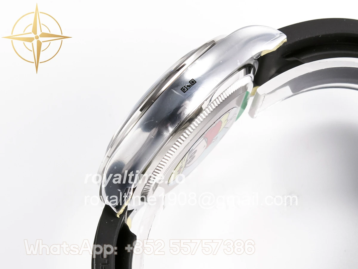 Rolex Daytona 126519 SS ARF Silver/Black Stick Dial on Oysterflex Strap DD4131 V2 (Weighted) - Image 19