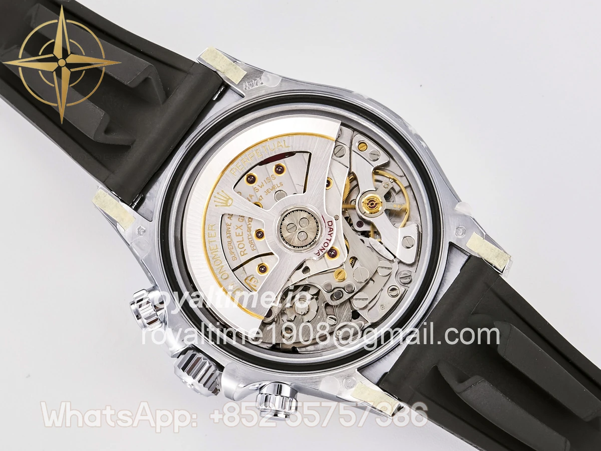 Rolex Daytona 126519 TMF Black/Silver Dial on Oysterflex Strap DD4131 - Image 19