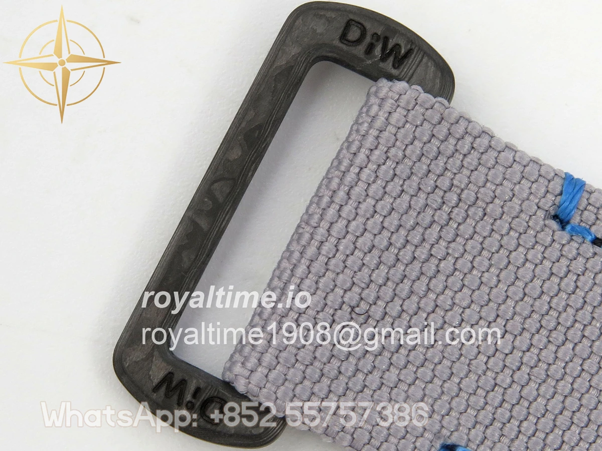 Rolex Daytona DIW Blue Carbon Case DIWF Edition Gray Crystal Dial on Gray Nylon Strap DD4801 - Image 19