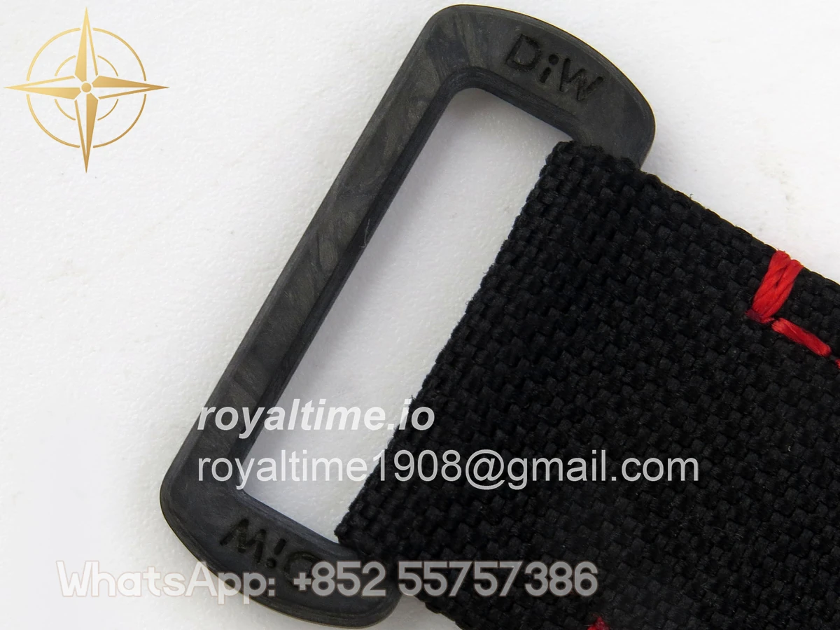 Rolex Daytona DIW Ferrari White Carbon DIWF White Italy Dial on Black Nylon Strap DD4801 - Image 19