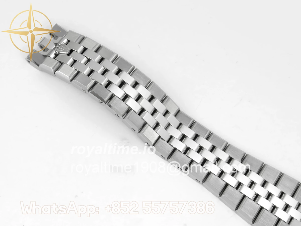 Rolex Land Dweller 127336 DIWF Ice Blue Textured Dial Diamonds Bezel on SS Bracelet A7135 - Image 19