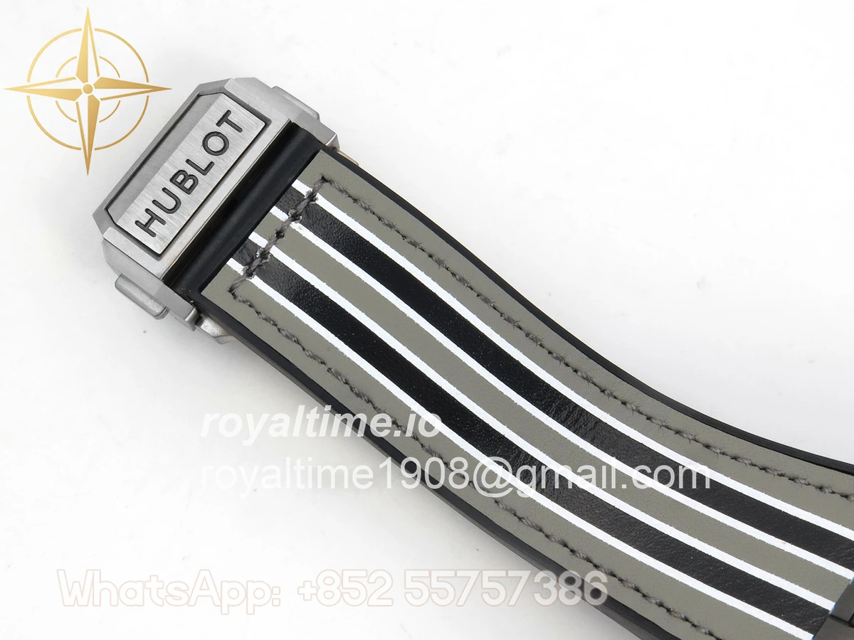 Hublot Big Bang Ferrari Speciale Ceramic HBBF on Gray Gummy Strap A1241 - Image 19