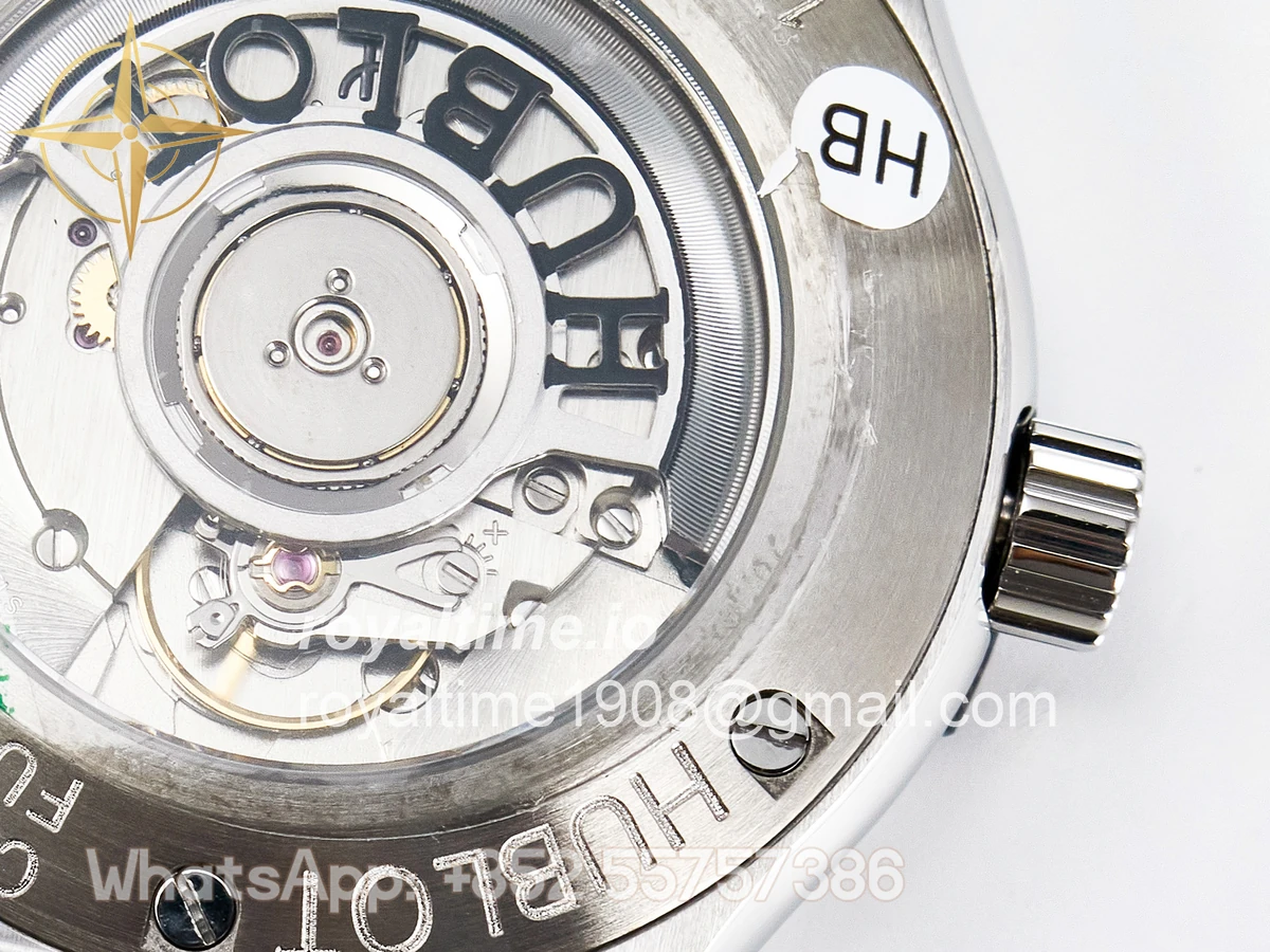 Hublot Classic Fusion Bang 42mm HBF Black Dial on Black Leather Strap A2892 - Image 19