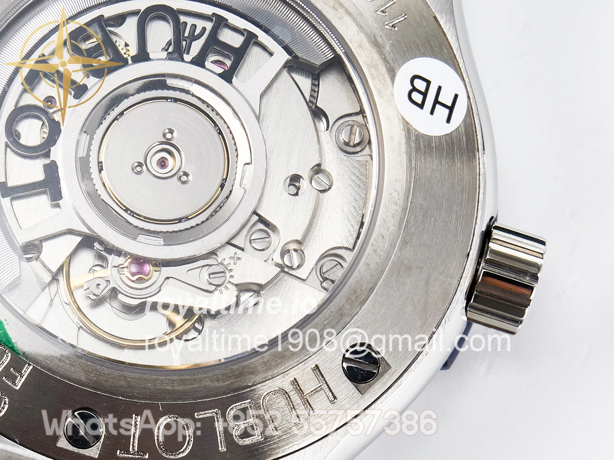 Hublot Classic Fusion Bang 42mm HBF Blue Dial on Blue Leather Strap A2892 - Image 19