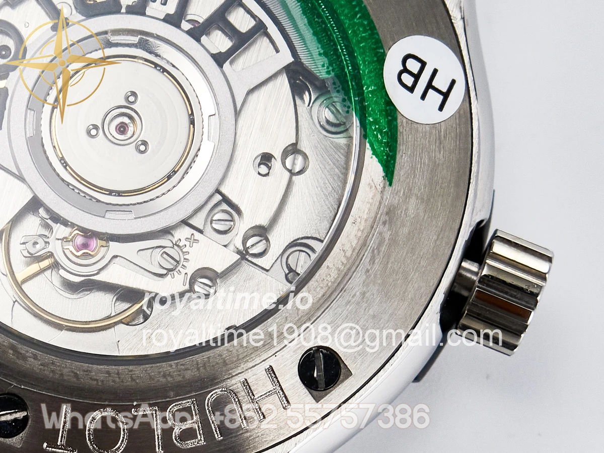 Hublot Classic Fusion Bang 42mm HBF Gray Dial on Gray Rubber Strap A2892 - Image 19