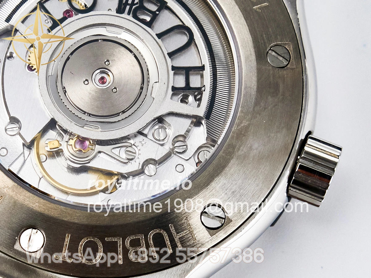 Hublot Classic Fusion Bang 42mm HBF Green Dial Diamonds Bezel on Green Leather Strap A2892 - Image 19