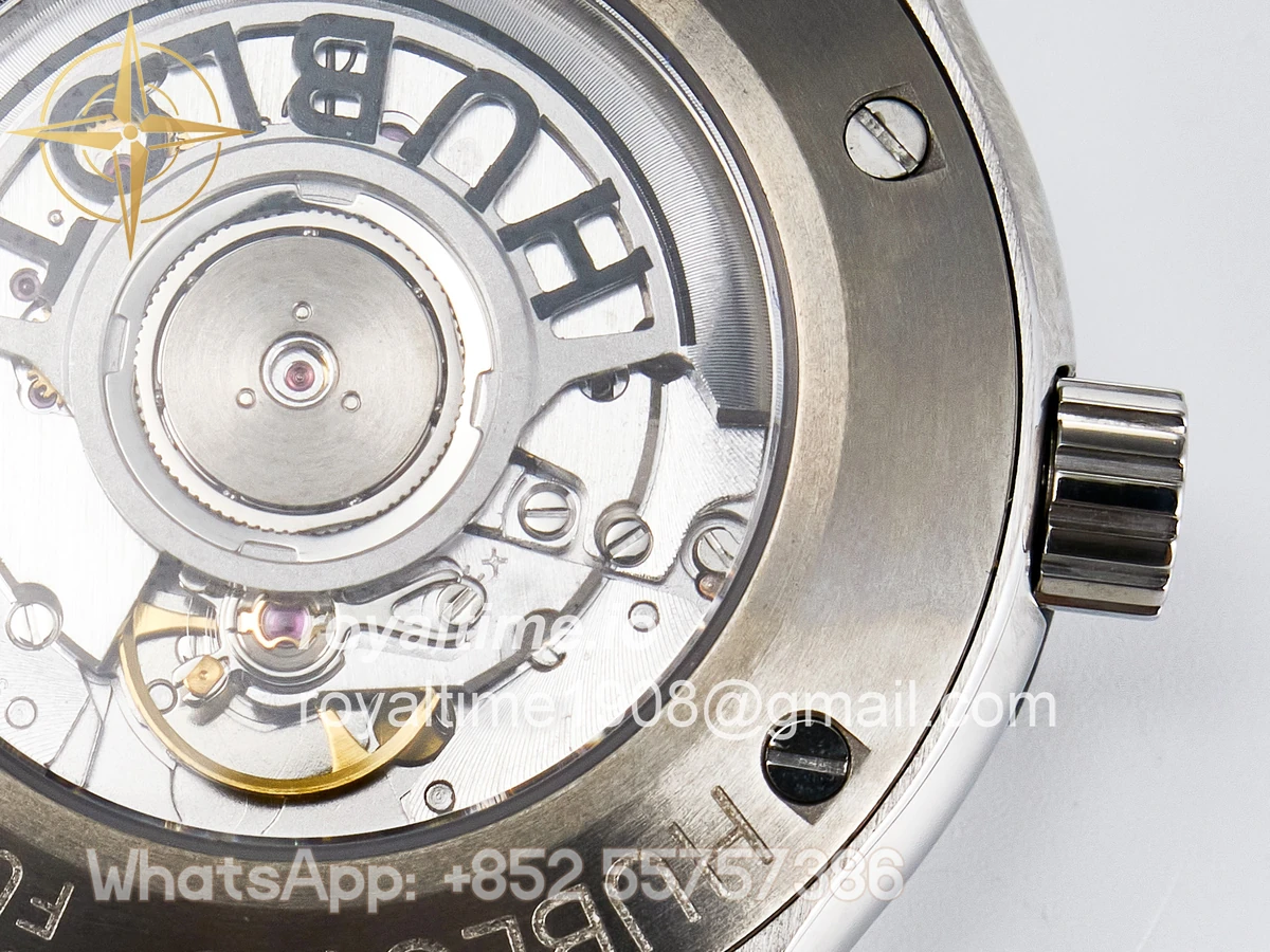 Hublot Classic Fusion Bang 42mm HBF Green Dial Diamonds Bezel on Green Rubber Strap A2892 - Image 19