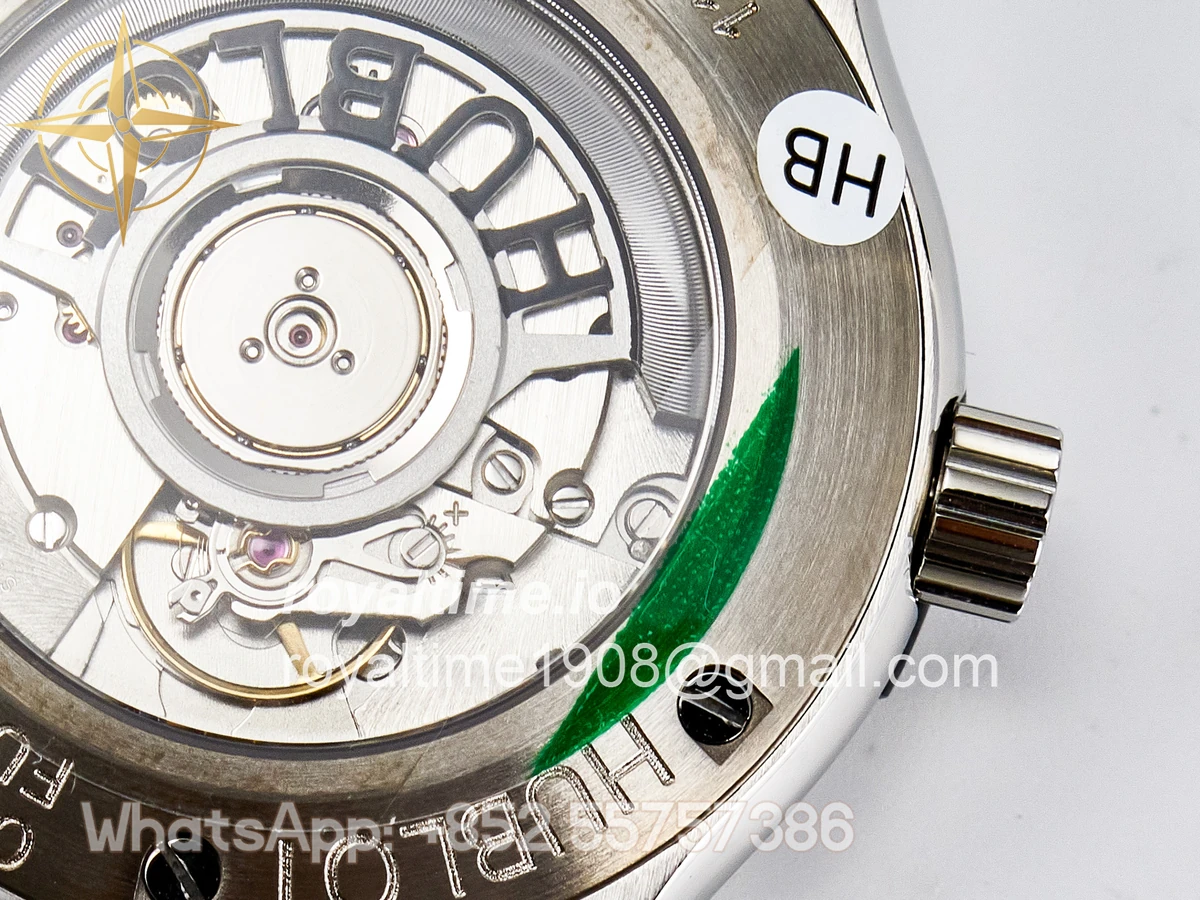 Hublot Classic Fusion Bang 42mm HBF Green Dial on Green Leather Strap A2892 - Image 19