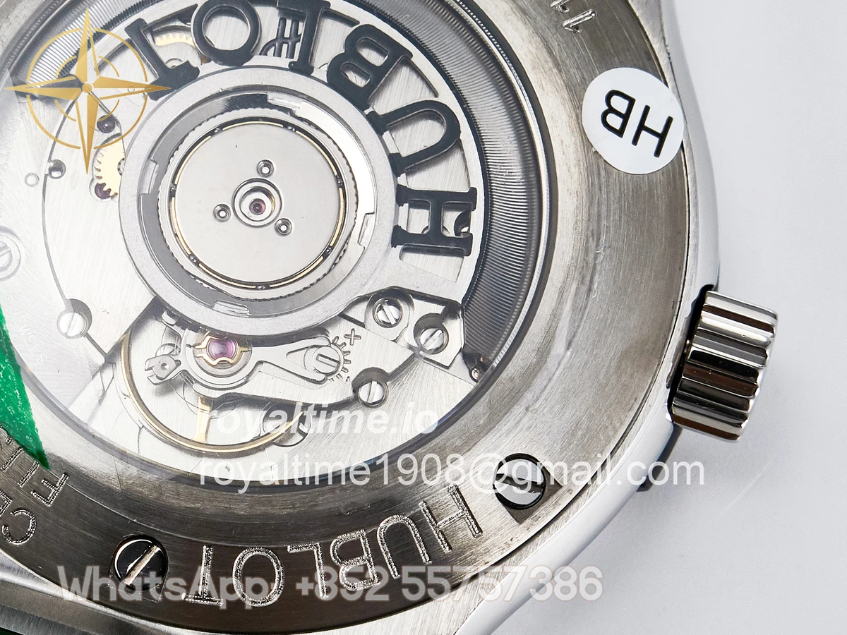 Hublot Classic Fusion Bang 42mm HBF Green Dial on Green Rubber Strap A2892 - Image 19