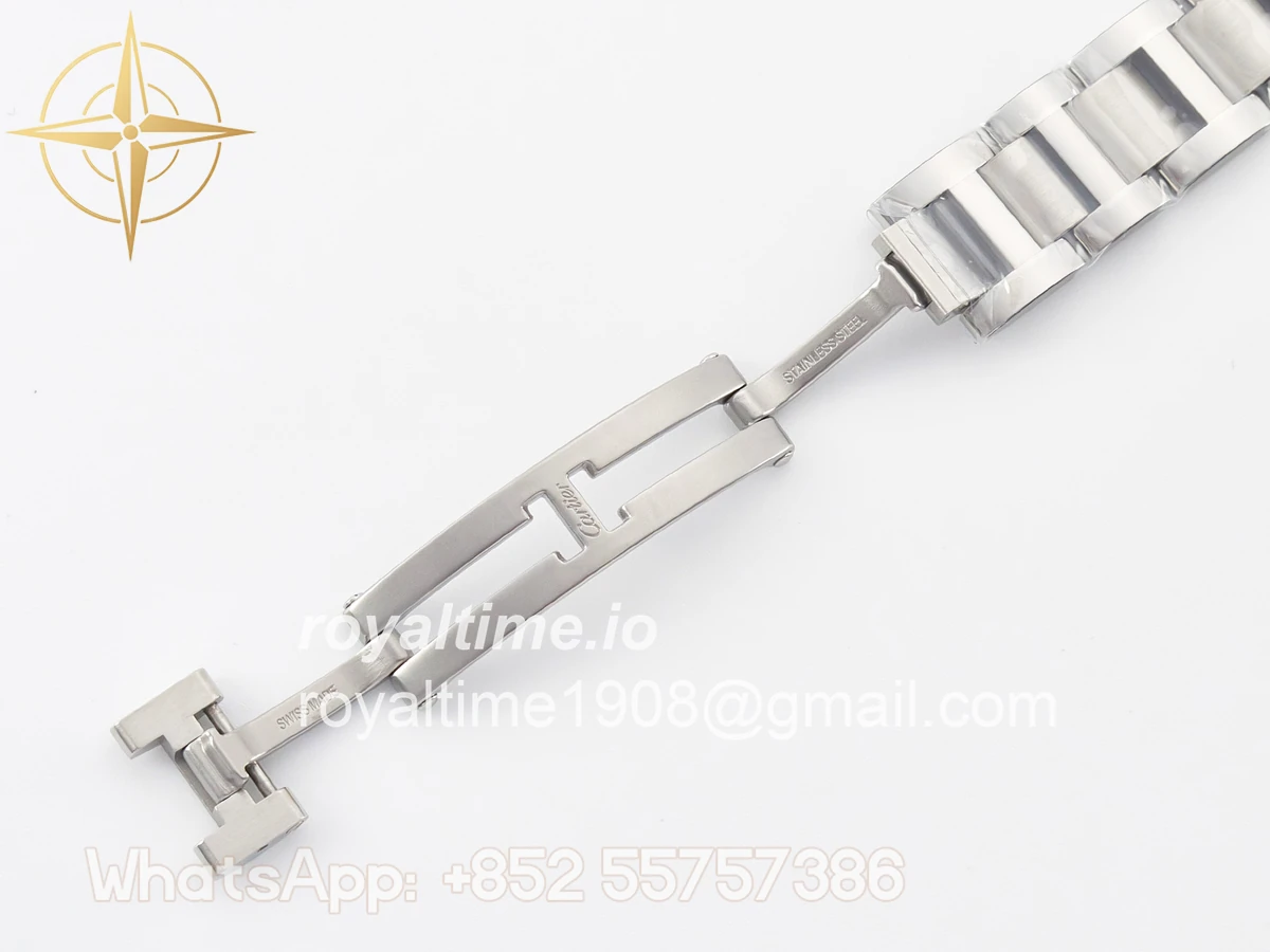 Cartier Ballon Bleu 33mm SS AF White Textured Dial on SS Bracelet Ronda Quartz - Image 19