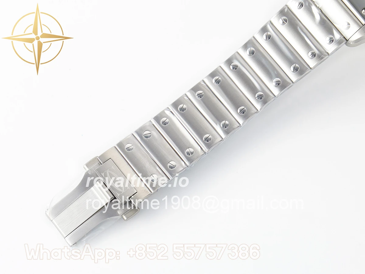 Cartier Santos de Cartier 40mm SS BVF White Dial on SS Bracelet MIYOTA 9015 - Image 19