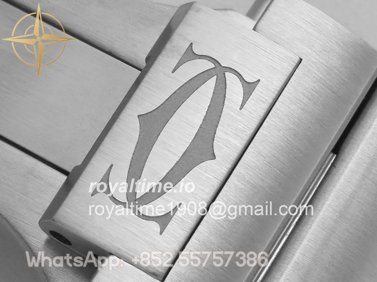 Cartier Santos de Cartier Skeleton SS/YG MLF Skeleton Dial on SS/YG SmartLink Bracelet 9611MC - Image 19