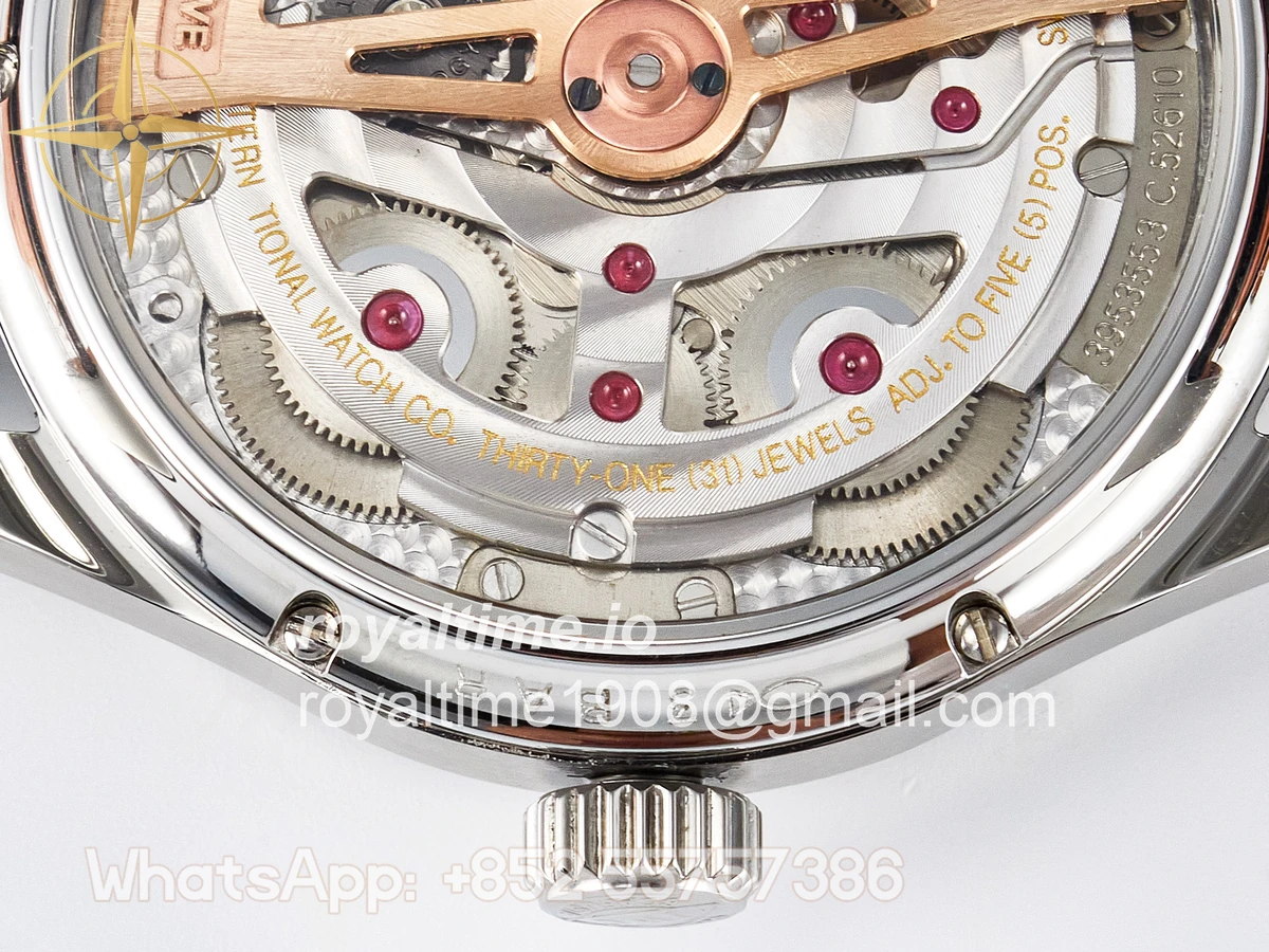 IWC IW5034 Portugieser Perpetual Calendar SS V9F White Dial on Black Leather Strap A52610 - Image 19