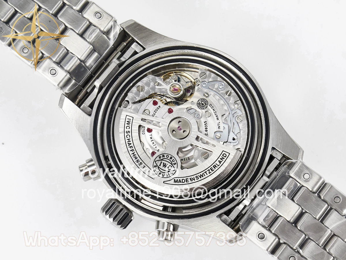 IWC Pilot’s Watch IW388107 BLSF Performance Chronograph 41mm Chinese New Year Special Edition SS Red Dial On Stainless steel bracelet A7750 to 69385 - Image 19