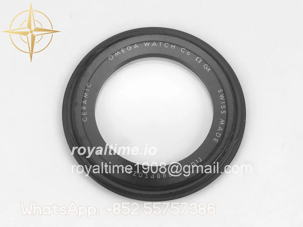 Omega Seamaster Diver 300M Black Ceramic Bezel RG ORF Black Dial On Black Rubber Strap OR8806 - Image 19