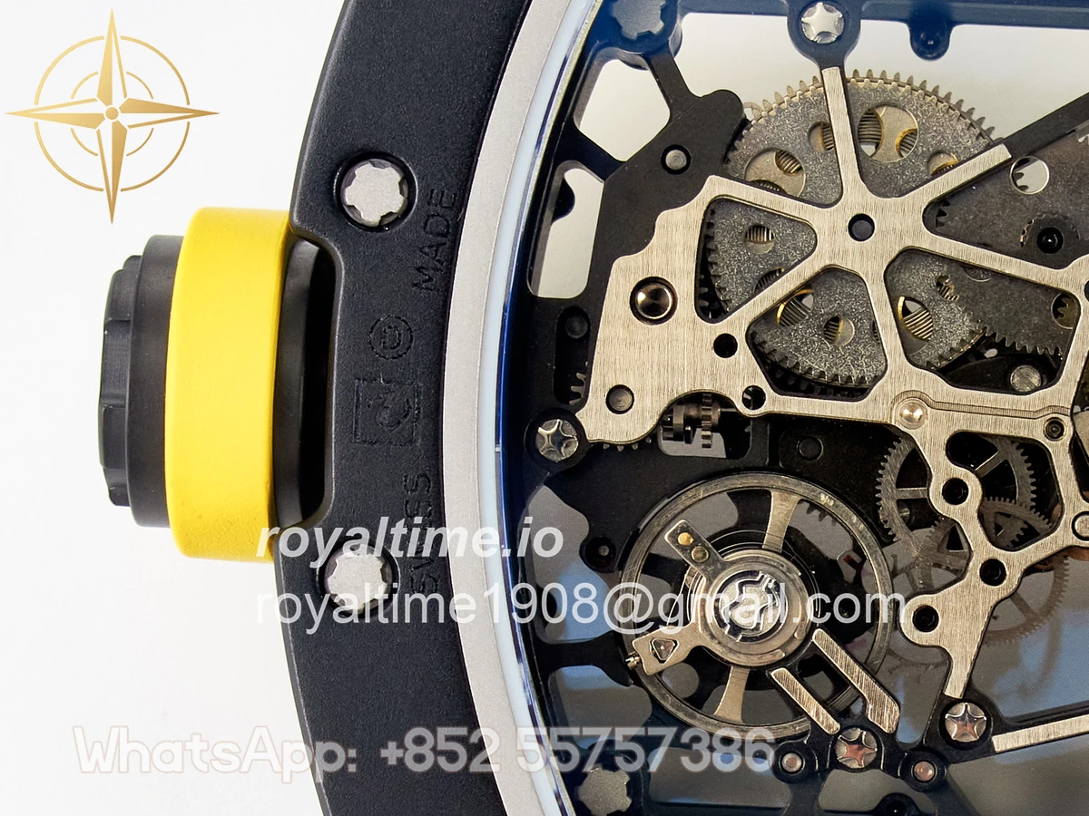 Richard Mille RM035-02 Black Ceramic SONIC Skeleton Dial on Black Rubber Strap RMUL1 - Image 19