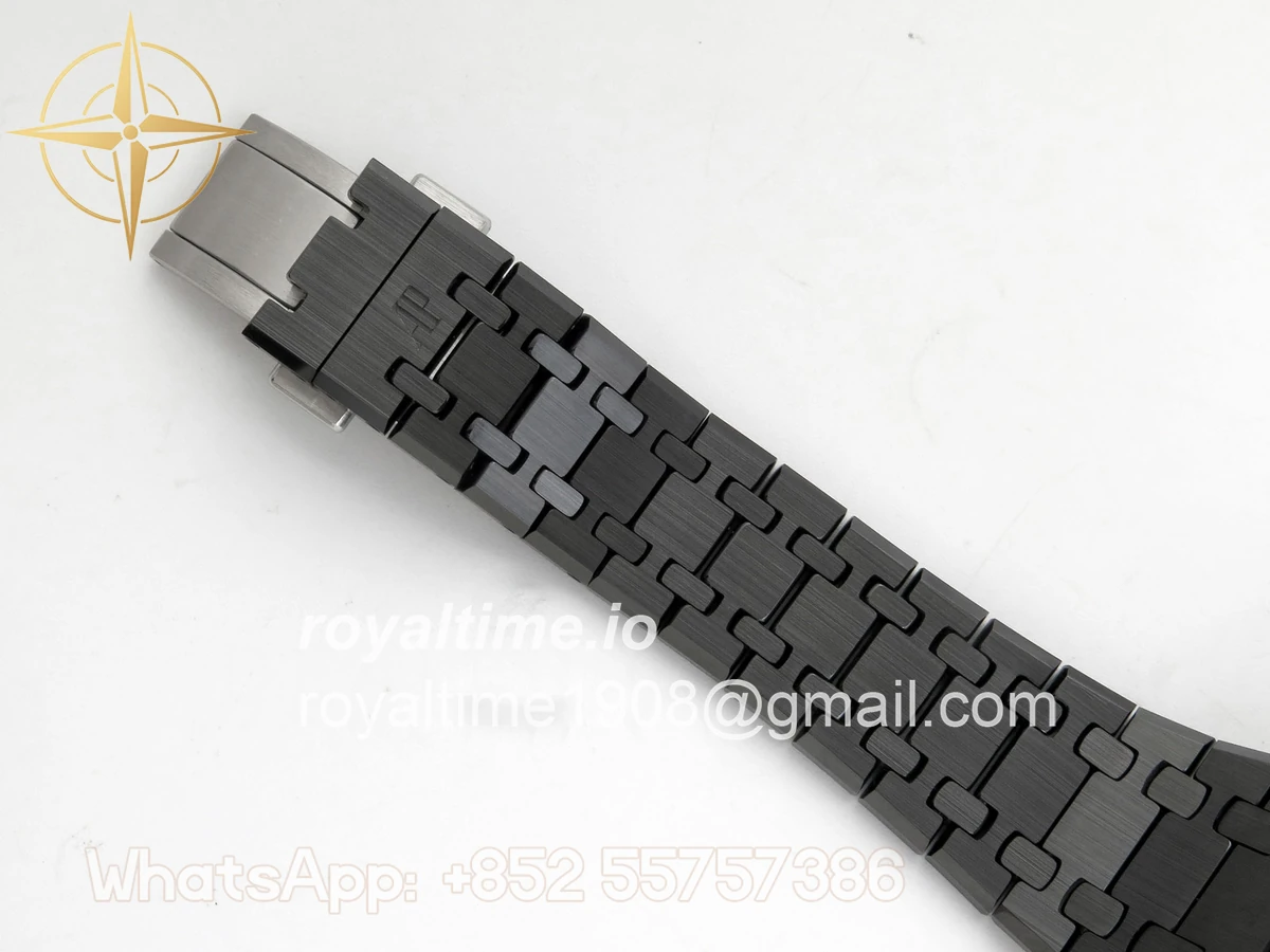 Audemars Piguet Royal Oak Chrono 26240 Black Ceramic Blue Dial APSF on Ceramic Bracelet SA4401 - Image 19