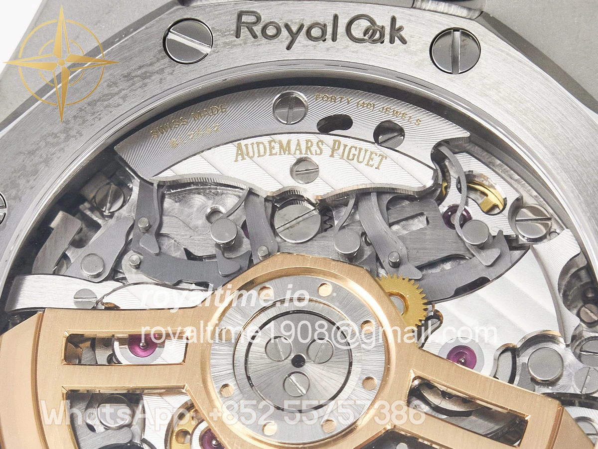 Audemars Piguet Royal Oak Chrono 26240 Frosted SS APSF Gray/Black Dial on Bracelet SA4401 - Image 19