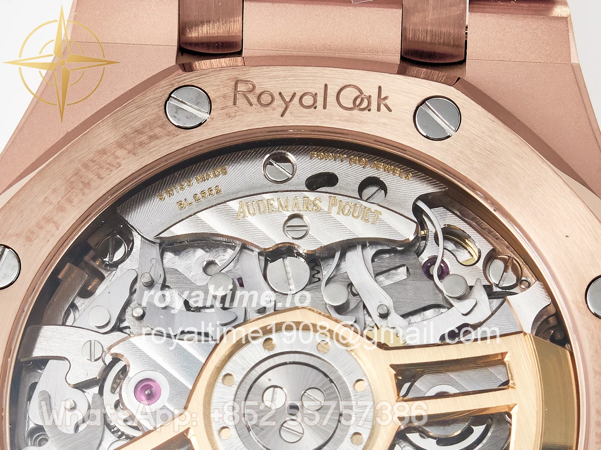 Audemars Piguet Royal Oak Chrono 26240 RG APSF Blue Dial on RG Bracelet SA4401 - Image 19