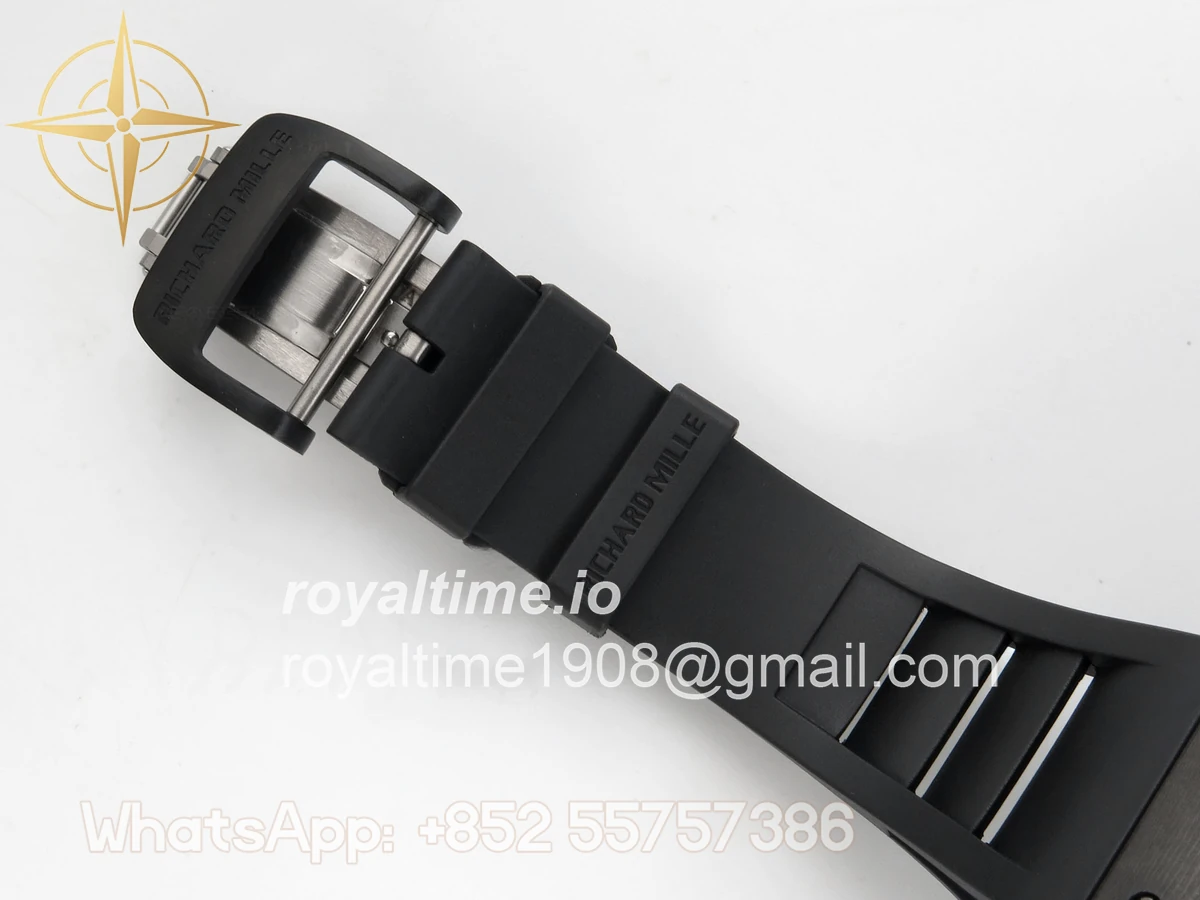 Richard Mille RM035-02 NTPT ZF Skeleton Dial on Black Rubber Strap RMAL1 V7 - Image 19