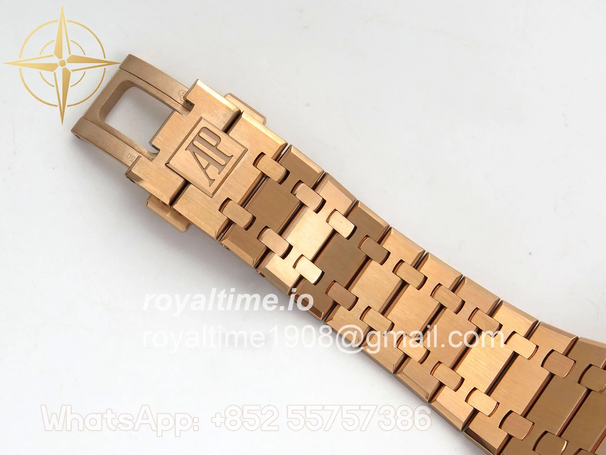 Audemars Piguet Royal Oak Chrono 26240 RG DDF Black Dial on RG Bracelet DD4401 Gain Weight (SW Dial) - Image 19