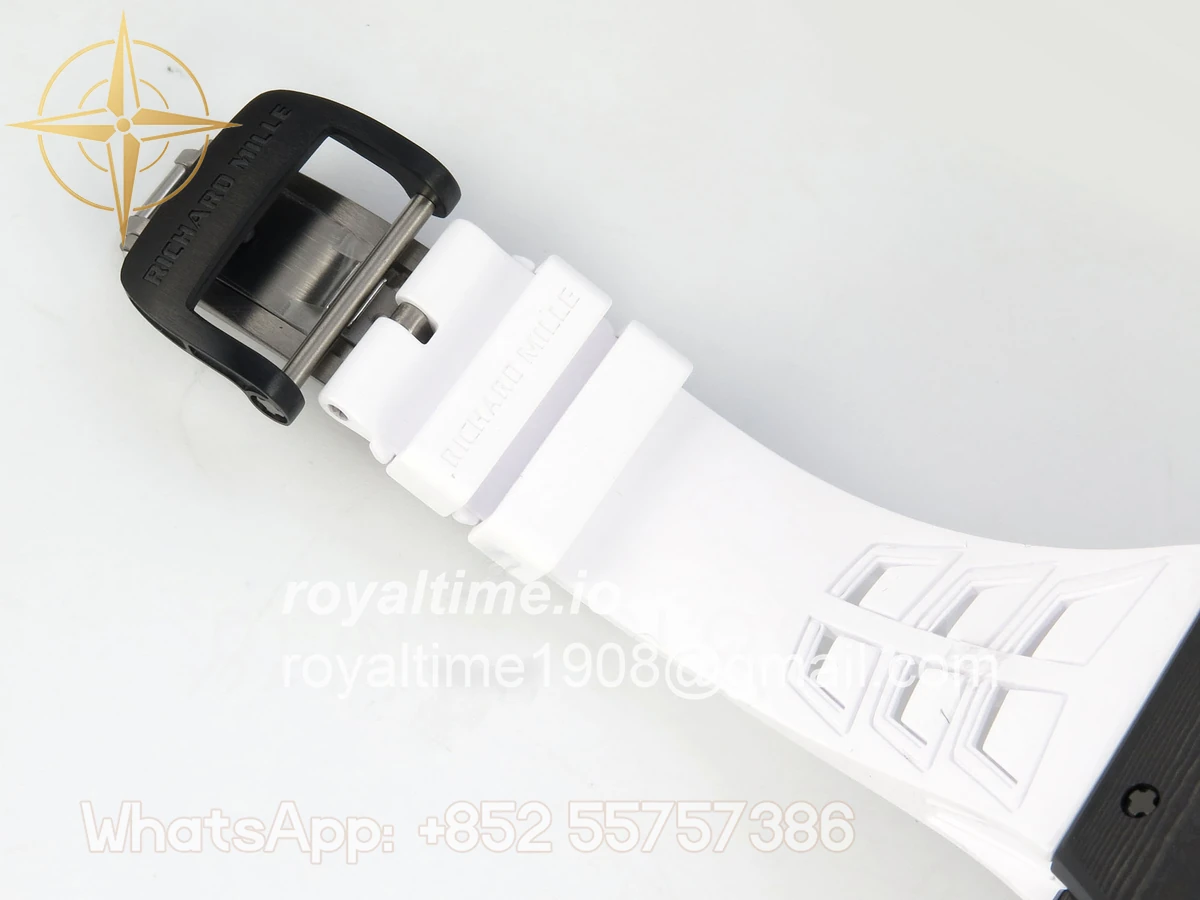 Richard Mille RM035-02 NTPT ZF Skeleton Dial on White Rubber Strap RMAL1 V7 - Image 19