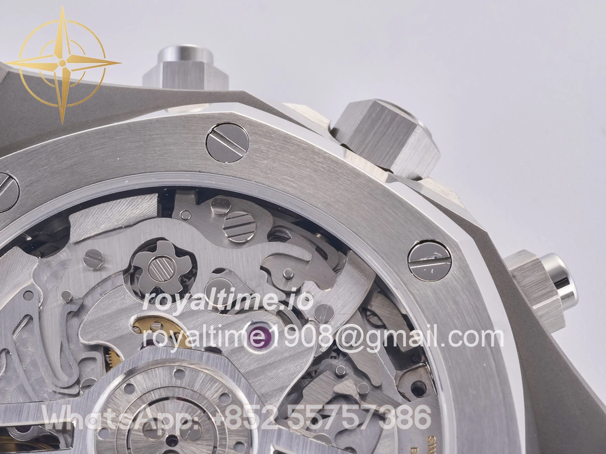 Audemars Piguet Royal Oak Chrono 26240 SS DDF Blue Dial on SS Bracelet DD4401 (50th Anniversary) - Image 19