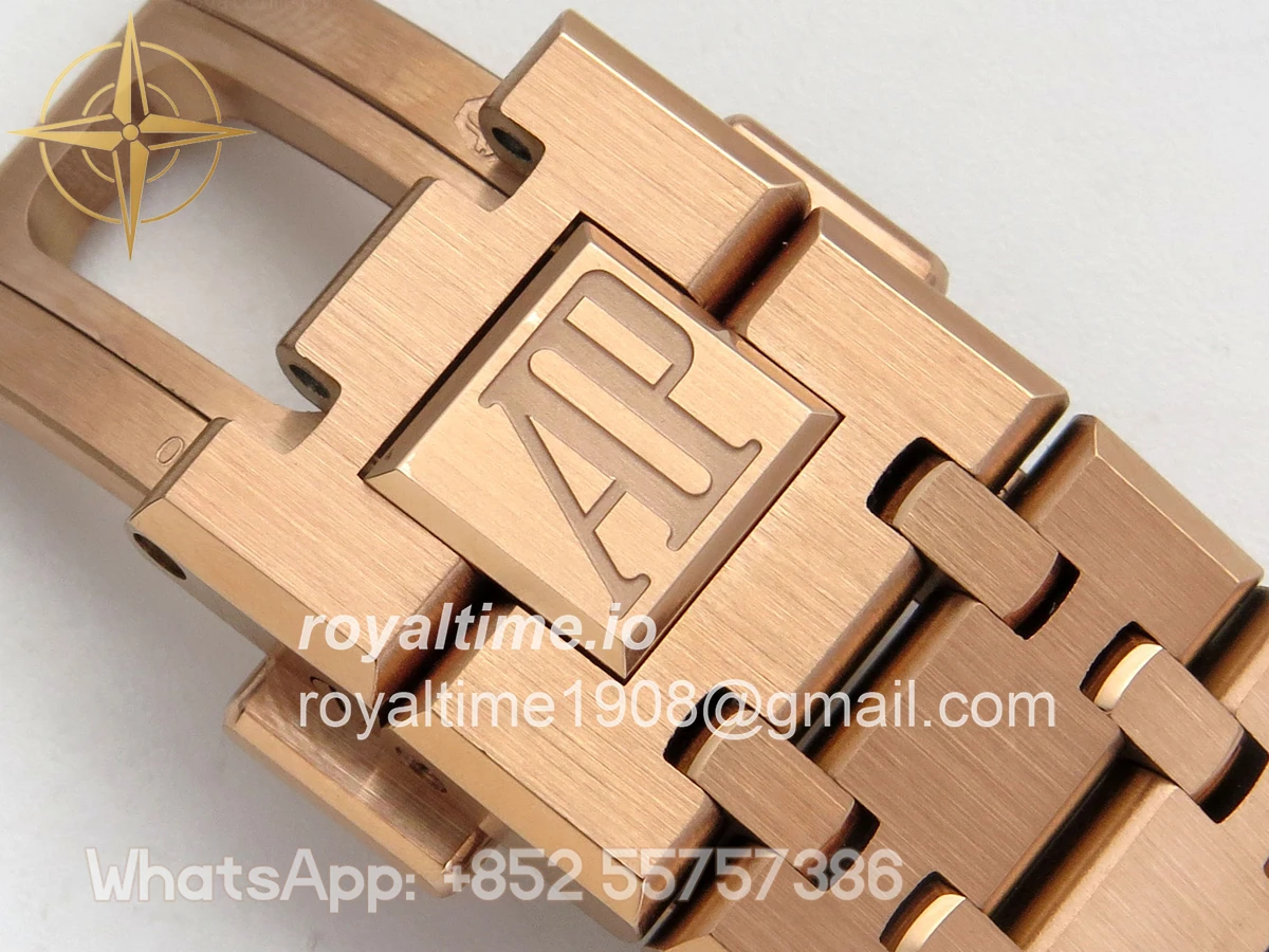 Audemars Piguet Royal Oak Chrono 26331 RG APSF Blue/RG Dial on RG Bracelet A2385 - Image 19