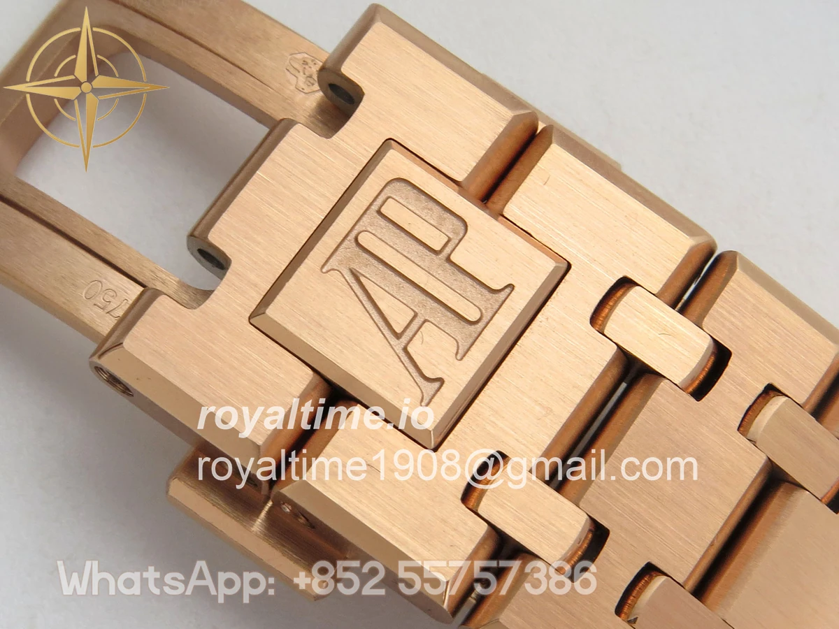 Audemars Piguet Royal Oak Chrono 26331 RG APWF Blue/RG Dial on RG Bracelet A2385 - Image 19