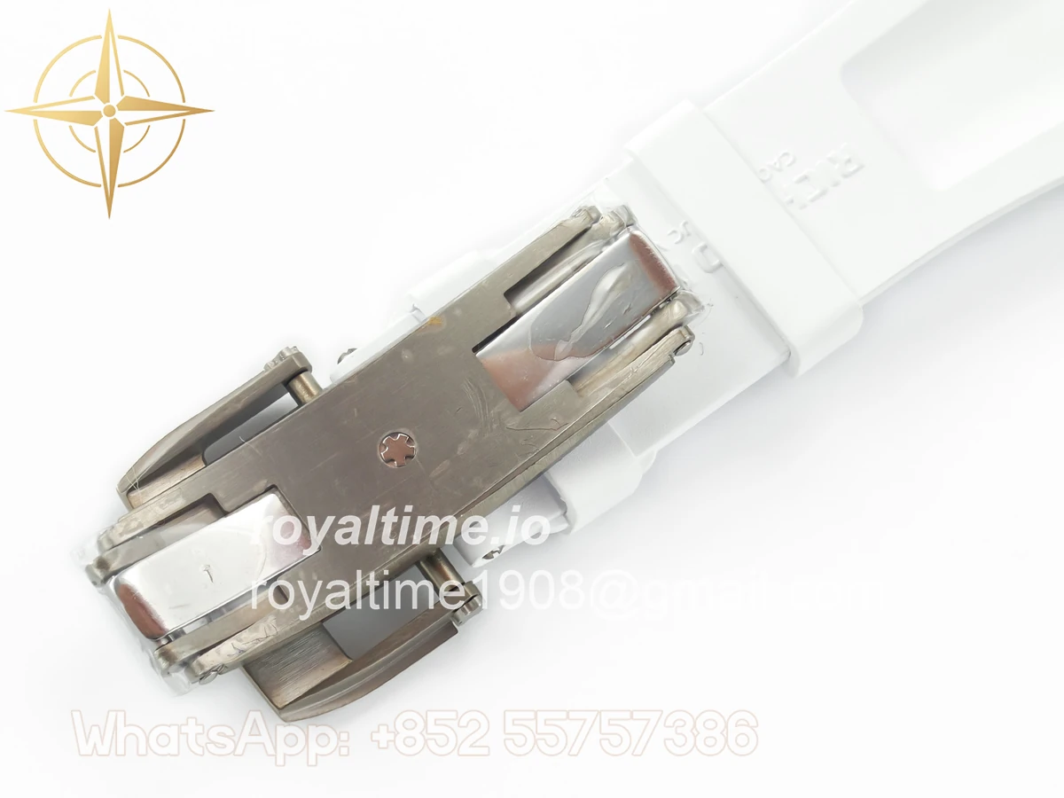 Richard Mille RM035 TRANSPARENT SONIC Skeleton Dial on White Rubber Strap RMUL2 V2 - Image 19