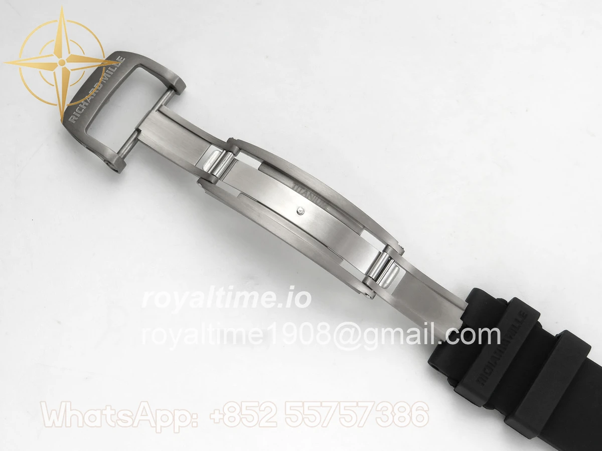 Richard Mille RM061-01 Yohan Blake White NTPT RF on Black Rubber Strap RMUL2 - Image 20