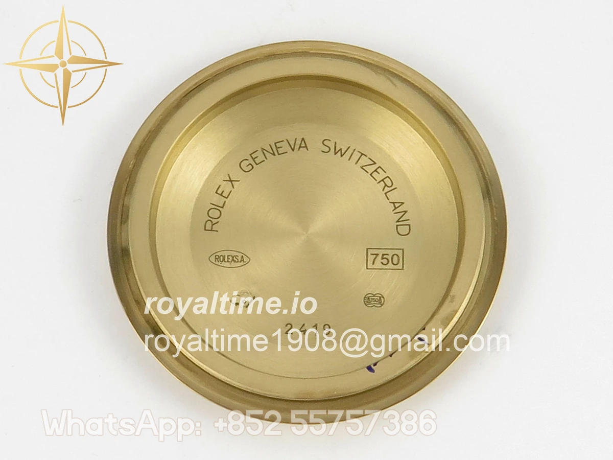 Rolex Day Date 40 YG TMF YG Roman Dial on President Bracelet VR3255 (Weighted) 208g - Image 20