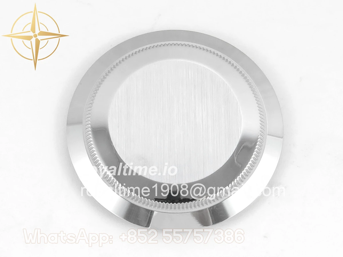 Rolex DayDate 40 SS QF 904L Steel Black Crystal Dial on President Bracelet VR3255 V8 (Gain Weight) - Image 20