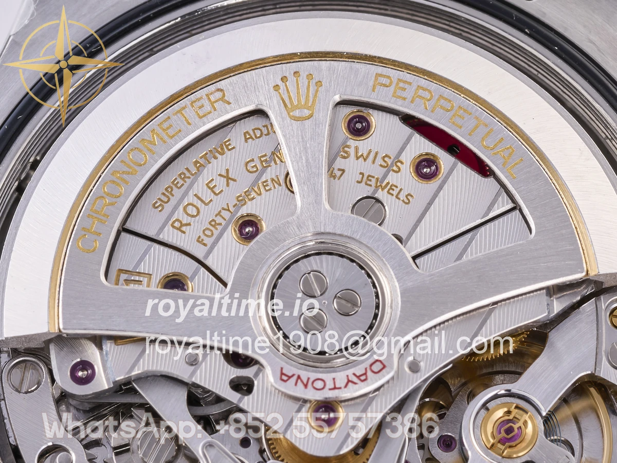 Rolex Daytona 126500 QF 904L Steel Black Dial on SS Bracelet JH4131 (Free Sprung) - Image 20