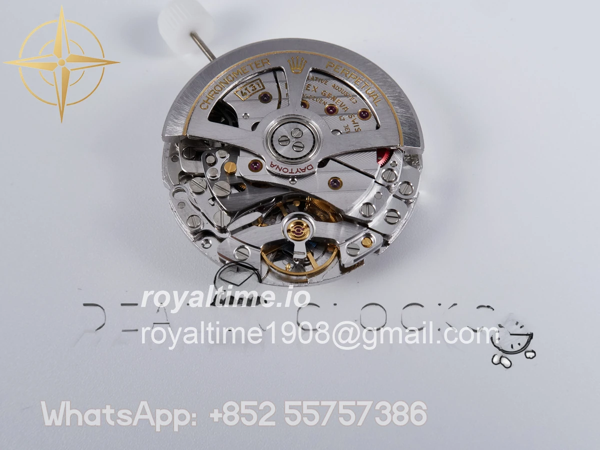 Rolex Daytona 126500 UFO 904L Steel White Dial on SS Bracelet UF4131 (Free Sprung) - Image 20