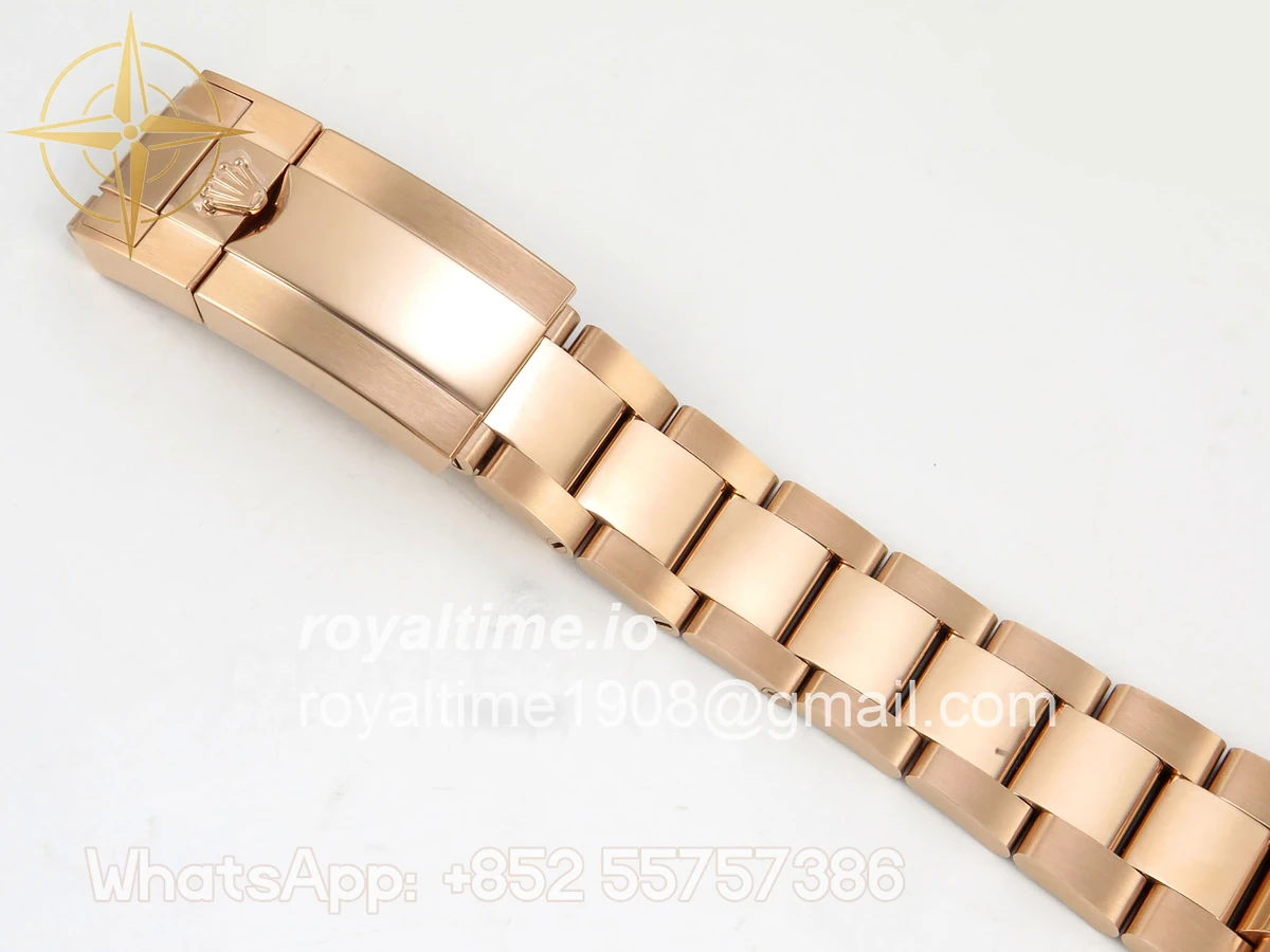 Rolex Daytona 126505 RG UFO Brown/Black Dial on RG Bracelet UF4131 (Free Sprung) - Image 20