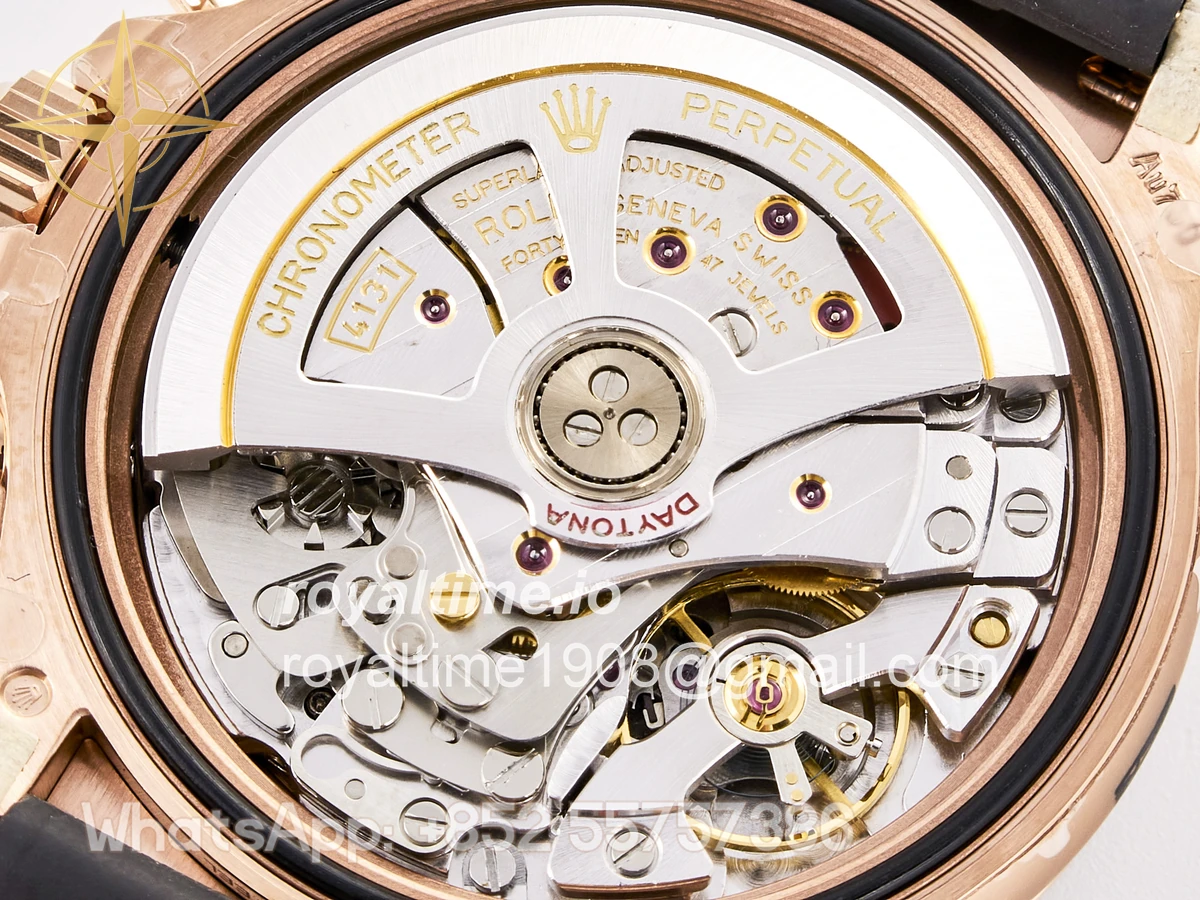 Rolex Daytona 126515 TMF Black/RG Diamonds Dial on Oysterflex Strap DD4131 - Image 20