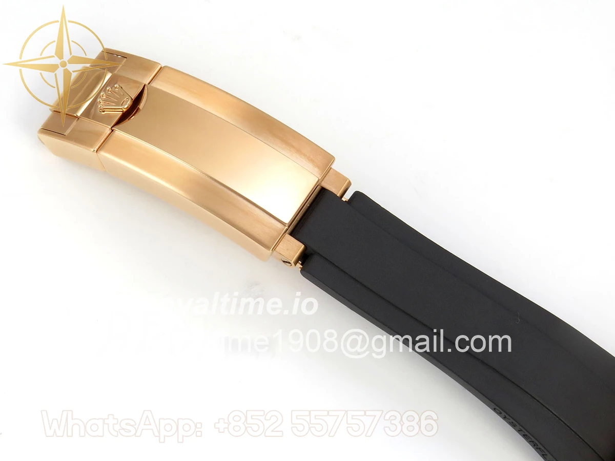 Rolex Daytona 126515 TMF Black/RG Stick Dial on Oysterflex Strap DD4131(162g) - Image 20