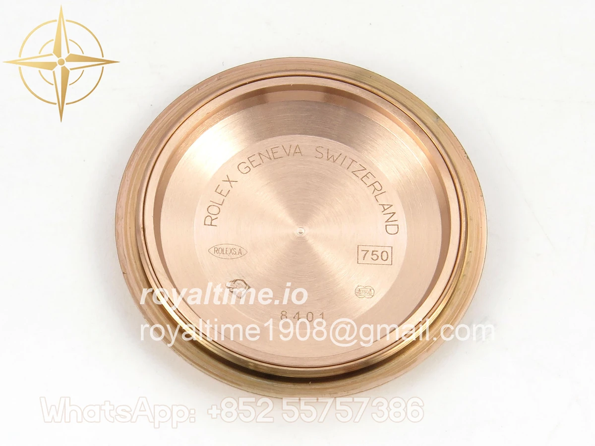 Rolex Day Date 40 RG TMF Brown Ombre Roman Dial on President Bracelet VR3255 (220g) - Image 20