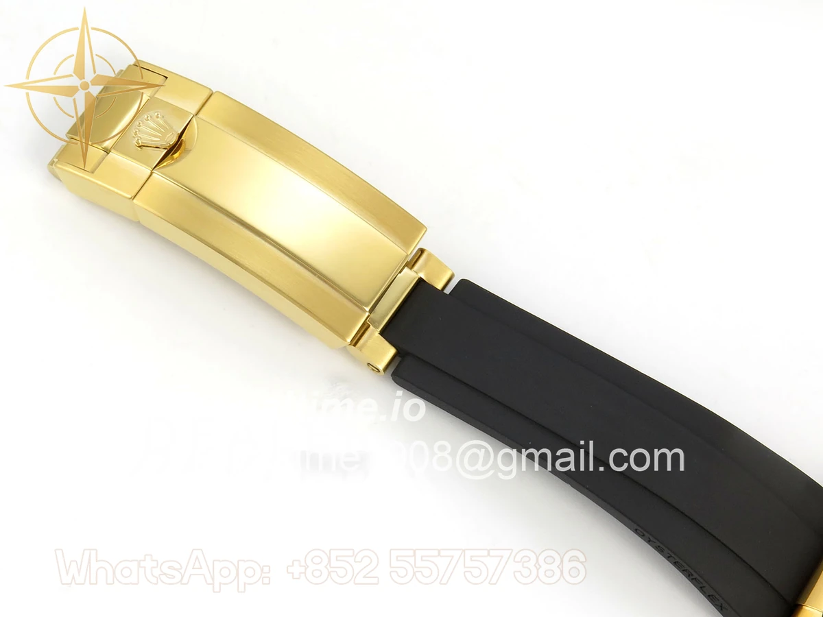 Rolex Daytona 126518 TMF Black Stick Dial on Oysterflex Strap DD4131(162g) - Image 20